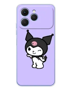 Чехол для TECNO Spark 40 с картинкой «Классическая Kuromi» Чехол для TECNO Spark 40 с картинкой «Классическая Kuromi»