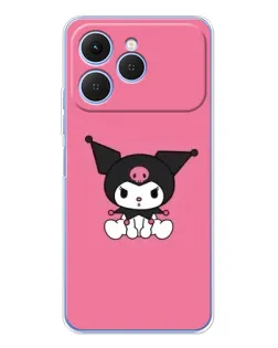 Чехол для TECNO Spark 40 с картинкой «Хмурая Kuromi» Чехол для TECNO Spark 40 с картинкой «Хмурая Kuromi»