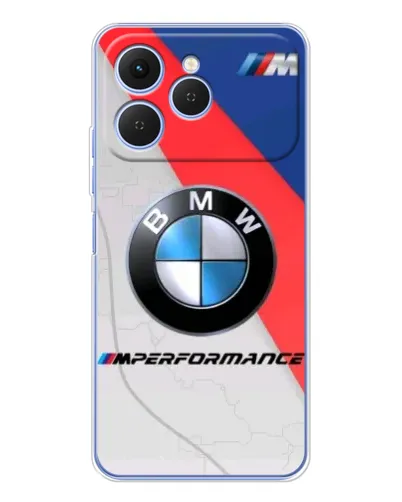 Чехол для TECNO Spark 40 с картинкой «BMW Performance стиль» Чехол для TECNO Spark 40 с картинкой «BMW Performance стиль»