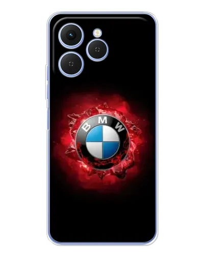 Чехол для TECNO Spark 40 с картинкой «Логотип BMW — вспышка» Чехол для TECNO Spark 40 с картинкой «Логотип BMW — вспышка»