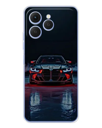 Чехол для TECNO Spark 40 с картинкой «BMW на мокрой дороге» Чехол для TECNO Spark 40 с картинкой «BMW на мокрой дороге»