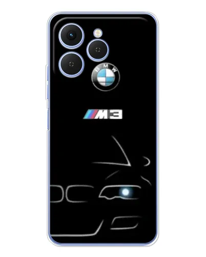 Чехол для TECNO Spark 40 с картинкой «Минималистичный принт BMW M3» Чехол для TECNO Spark 40 с картинкой «Минималистичный принт BMW M3»