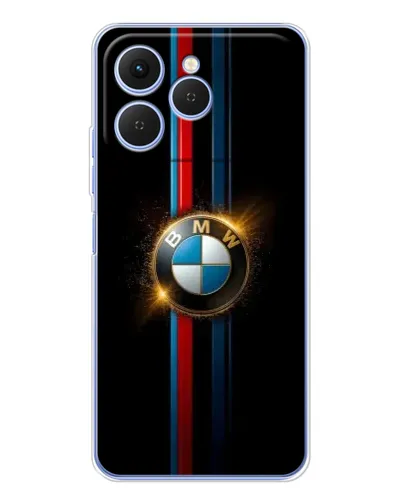 Чехол для TECNO Spark 40 с картинкой «BMW M-Power неон» Чехол для TECNO Spark 40 с картинкой «BMW M-Power неон»