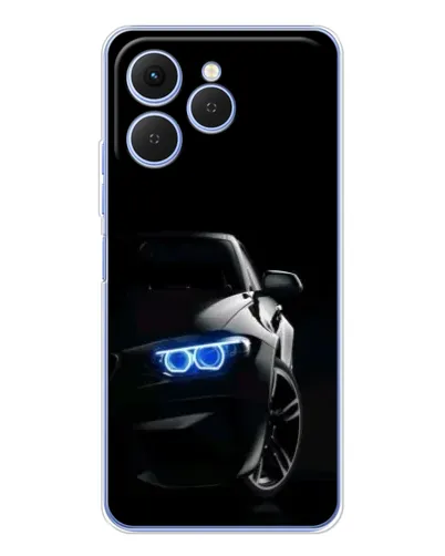 Чехол для TECNO Spark 40 с картинкой «BMW — ночной взгляд» Чехол для TECNO Spark 40 с картинкой «BMW — ночной взгляд»