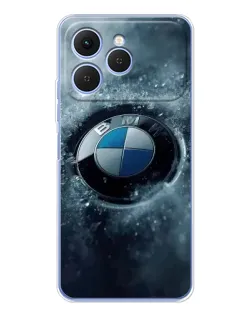 Чохол для TECNO Spark 40 з картинкою «Логотип BMW — лід» Чохол для TECNO Spark 40 з картинкою «Логотип BMW — лід»