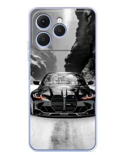 Чохол для TECNO Spark 40 з картинкою «BMW — акварельний дрифт» Чохол для TECNO Spark 40 з картинкою «BMW — акварельний дрифт»