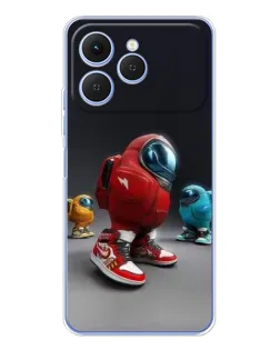Чехол для TECNO Spark 40 с картинкой «Among Us — 3D стиль» Чехол для TECNO Spark 40 с картинкой «Among Us — 3D стиль»