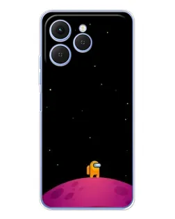 Чехол для TECNO Spark 40 с картинкой «Одинокий герой на планете» Чехол для TECNO Spark 40 с картинкой «Одинокий герой на планете»