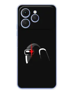 Чехол для TECNO Spark 40 с картинкой «Among Us шлем» Чехол для TECNO Spark 40 с картинкой «Among Us шлем»