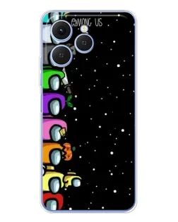 Чехол для TECNO Spark 40 с картинкой «Команда Among Us» Чехол для TECNO Spark 40 с картинкой «Команда Among Us»