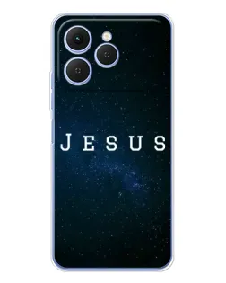 Чохол для TECNO Spark 40 з картинкою «Зоряне небо Jesus»