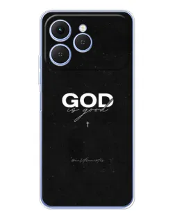 Чохол для TECNO Spark 40 з картинкою «GOD — Бог над усім»