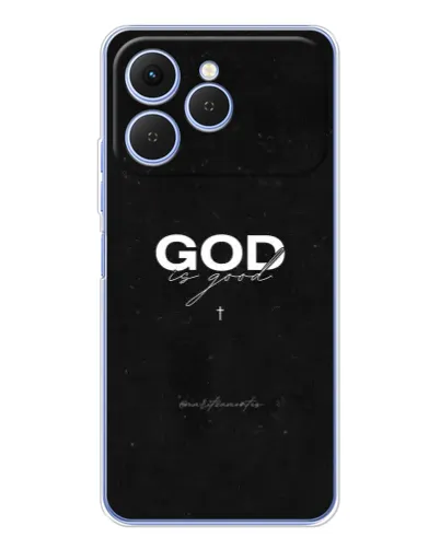 Чохол для TECNO Spark 40 з картинкою «GOD — Бог над усім» Чохол для TECNO Spark 40 з картинкою «GOD — Бог над усім»
