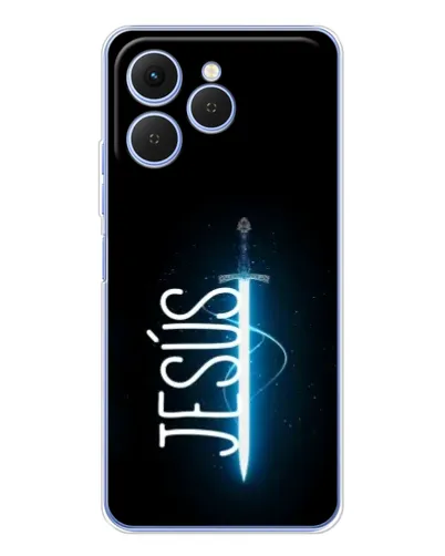 Чохол для TECNO Spark 40 з картинкою «Меч Духа Jesus» Чохол для TECNO Spark 40 з картинкою «Меч Духа Jesus»
