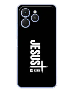 Чохол для TECNO Spark 40 з картинкою «Вертикаль віри Jesus»