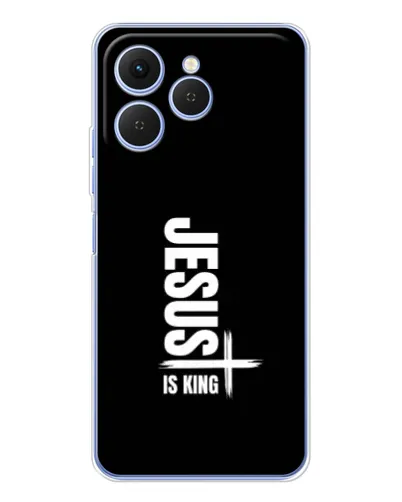 Чохол для TECNO Spark 40 з картинкою «Вертикаль віри Jesus» Чохол для TECNO Spark 40 з картинкою «Вертикаль віри Jesus»