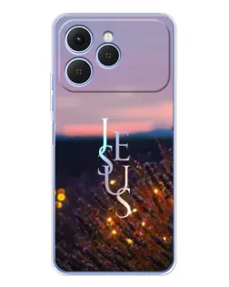 Чехол для TECNO Spark 40 с картинкой «Свет Божий ночью»