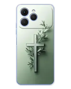 Чехол для TECNO Spark 40 с картинкой «Оливковая ветвь»