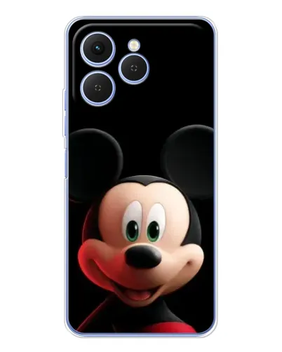 Чехол для TECNO Spark 40 с картинкой «Улыбающийся Микки Маус»