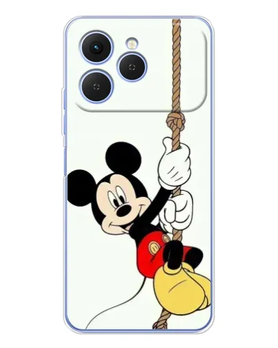 Чехол для TECNO Spark 40 с картинкой «Mickey на канате»