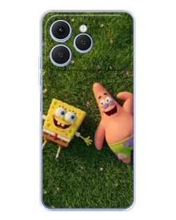 Чехол для TECNO Spark 40 с картинкой «Друзья на лужайке» Чехол для TECNO Spark 40 с картинкой «Друзья на лужайке»