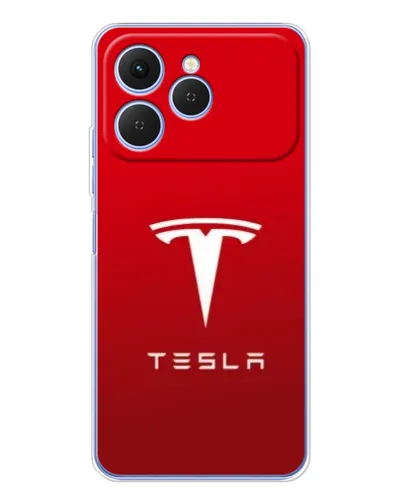 Чехол для TECNO Spark 40 с картинкой «Tesla Red Classic» Чехол для TECNO Spark 40 с картинкой «Tesla Red Classic»