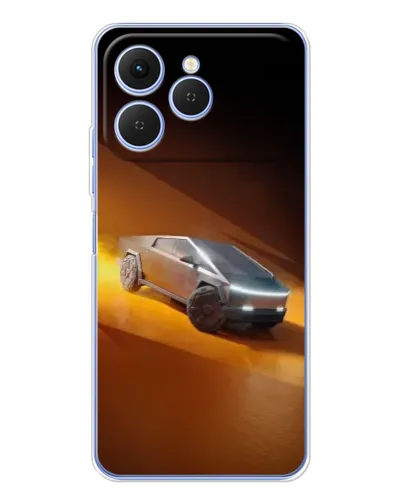 Чехол для TECNO Spark 40 с картинкой «Cybertruck в пустыне» Чехол для TECNO Spark 40 с картинкой «Cybertruck в пустыне»