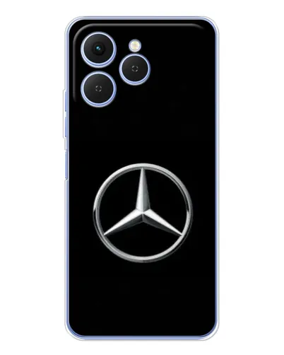Чехол для TECNO Spark 40 с картинкой «Mercedes классический лого»