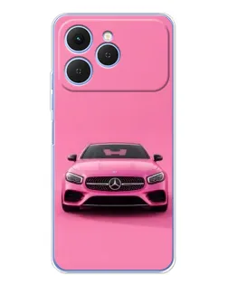 Чехол для TECNO Spark 40 с картинкой «Розовый Mercedes AMG» Чехол для TECNO Spark 40 с картинкой «Розовый Mercedes AMG»