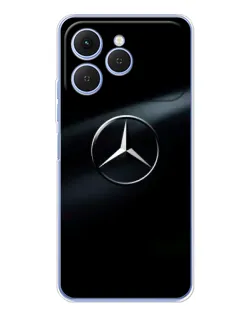 Чехол для TECNO Spark 40 с картинкой «Mercedes на металле» Чехол для TECNO Spark 40 с картинкой «Mercedes на металле»