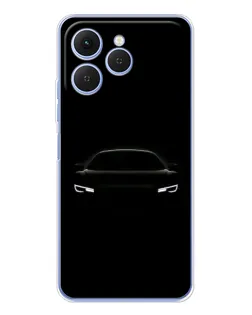 Чехол для TECNO Spark 40 с картинкой «Взгляд Audi в темноте» Чехол для TECNO Spark 40 с картинкой «Взгляд Audi в темноте»