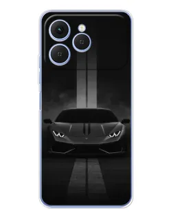 Чохол для TECNO Spark 40 з картинкою «Lamborghini симетрія доріг»