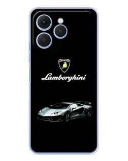 Чохол для TECNO Spark 40 з картинкою «Логотип Lamborghini класика»