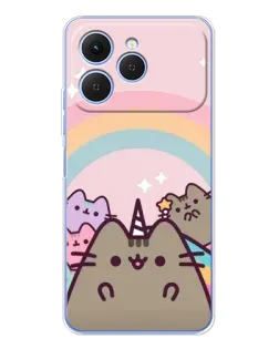 Чехол для TECNO Spark 40 с картинкой «Единорог Pusheen» Чехол для TECNO Spark 40 с картинкой «Единорог Pusheen»