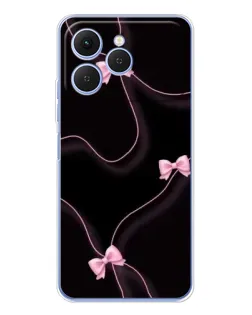 Чехол для TECNO Spark 40 с картинкой «Розовые ленты» Чехол для TECNO Spark 40 с картинкой «Розовые ленты»
