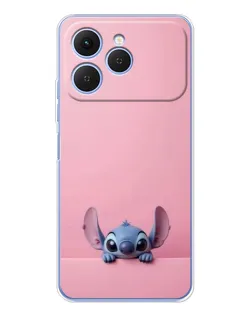Чохол для TECNO Spark 40 з картинкою «Stitch визирає»
