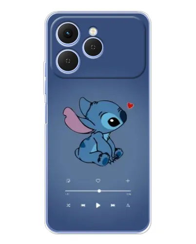 Чохол для TECNO Spark 40 з картинкою «Музичний Stitch»