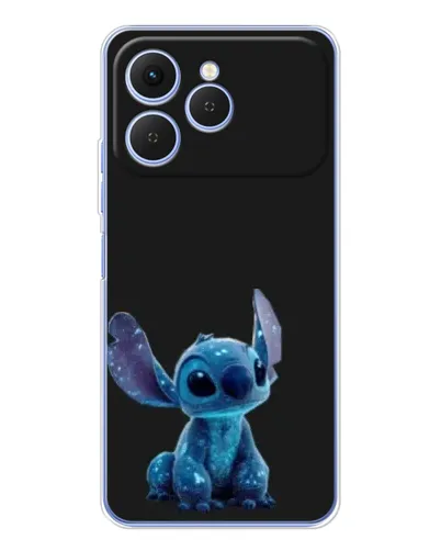 Чохол для TECNO Spark 40 з картинкою «Стіч на чорному»