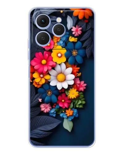 Чехол для TECNO Spark 40 с картинкой «Цветочная феерия» Чехол для TECNO Spark 40 с картинкой «Цветочная феерия»