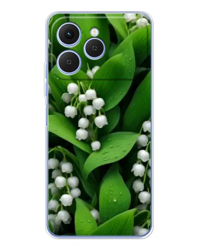 Чехол для TECNO Spark 40 с картинкой «Ландыши в зелени» Чехол для TECNO Spark 40 с картинкой «Ландыши в зелени»