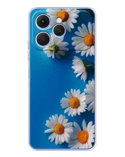 Чехол для TECNO Spark 40 с картинкой «Белоснежные маргаритки» Чехол для TECNO Spark 40 с картинкой «Белоснежные маргаритки»