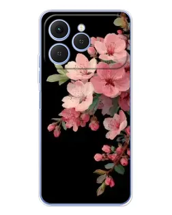 Чехол для TECNO Spark 40 с картинкой «Розовая ветка сакуры» Чехол для TECNO Spark 40 с картинкой «Розовая ветка сакуры»