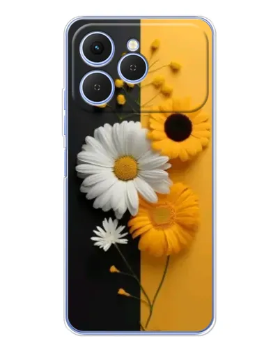 Чехол для TECNO Spark 40 с картинкой «Подсолнух и ромашка» Чехол для TECNO Spark 40 с картинкой «Подсолнух и ромашка»