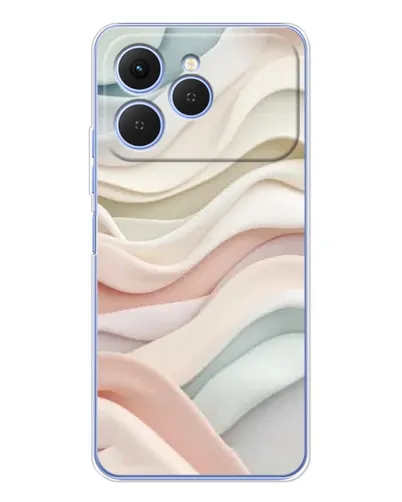Чохол для TECNO Spark 40 з картинкою «Пастельні ніжні хвилі»