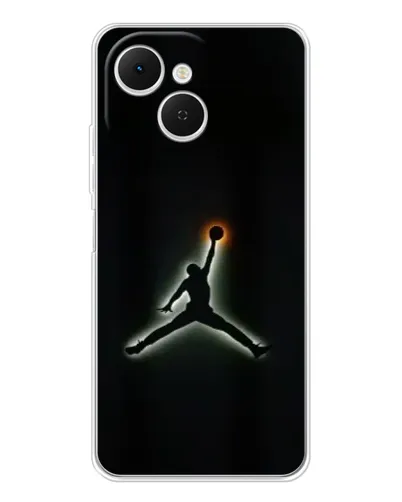 Чехол для TECNO Spark 40C с картинкой «Jordan Gradient Logo»