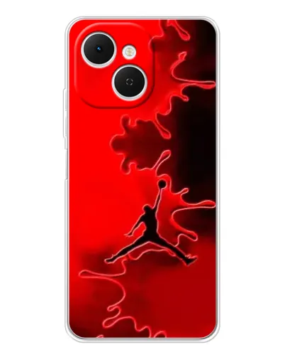 Чехол для TECNO Spark 40C с картинкой «Jordan Red Smoke»