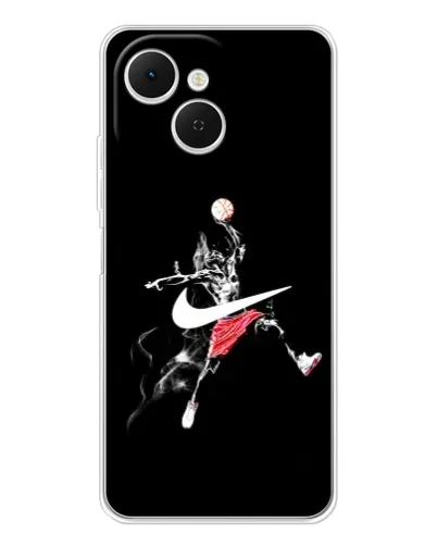 Чехол для TECNO Spark 40C с картинкой «Jordan Jumpman»