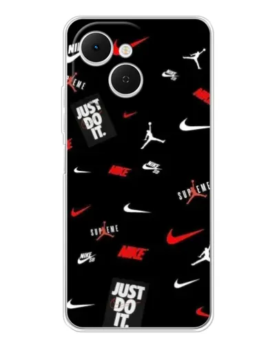 Чехол для TECNO Spark 40C с картинкой «Nike Mix Pattern»