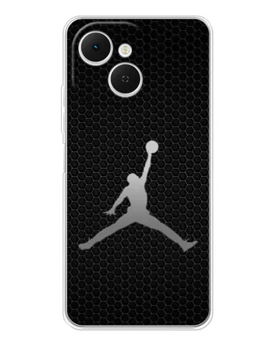 Чехол для TECNO Spark 40C с картинкой «Jordan Dark Carbon»