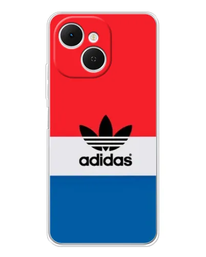 Чехол для TECNO Spark 40C с картинкой «Ретро блоки Adidas» Чехол для TECNO Spark 40C с картинкой «Ретро блоки Adidas»